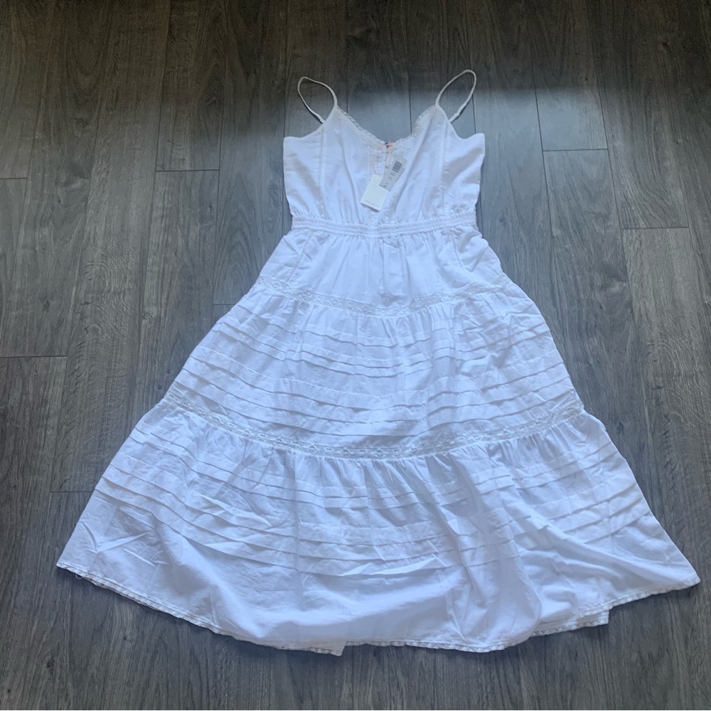 Aritzia little moon milos midi organic cotton sun dress